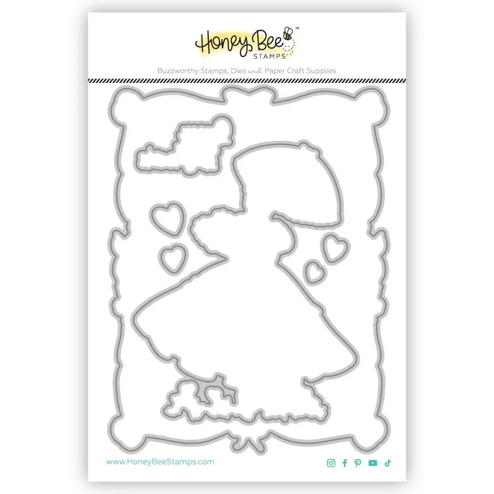 Queen Of Hearts - Honey Cuts - Coordinating Dies - Honey Bee Stamps