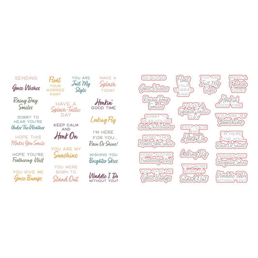 Rainy Day Smiles Stamp Set and Coordinating Honey Cuts Bundle