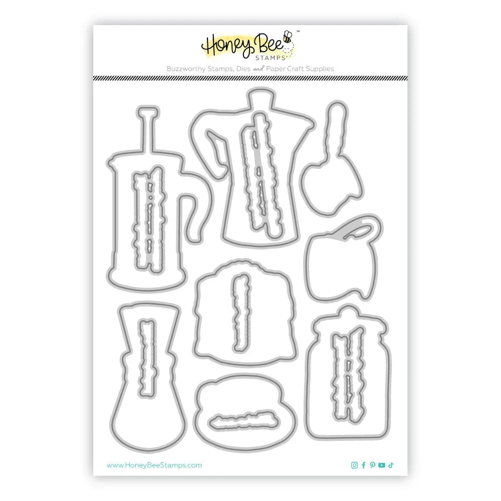 Rise And Grind - Honey Cuts - Coordinating Dies - Honey Bee Stamps