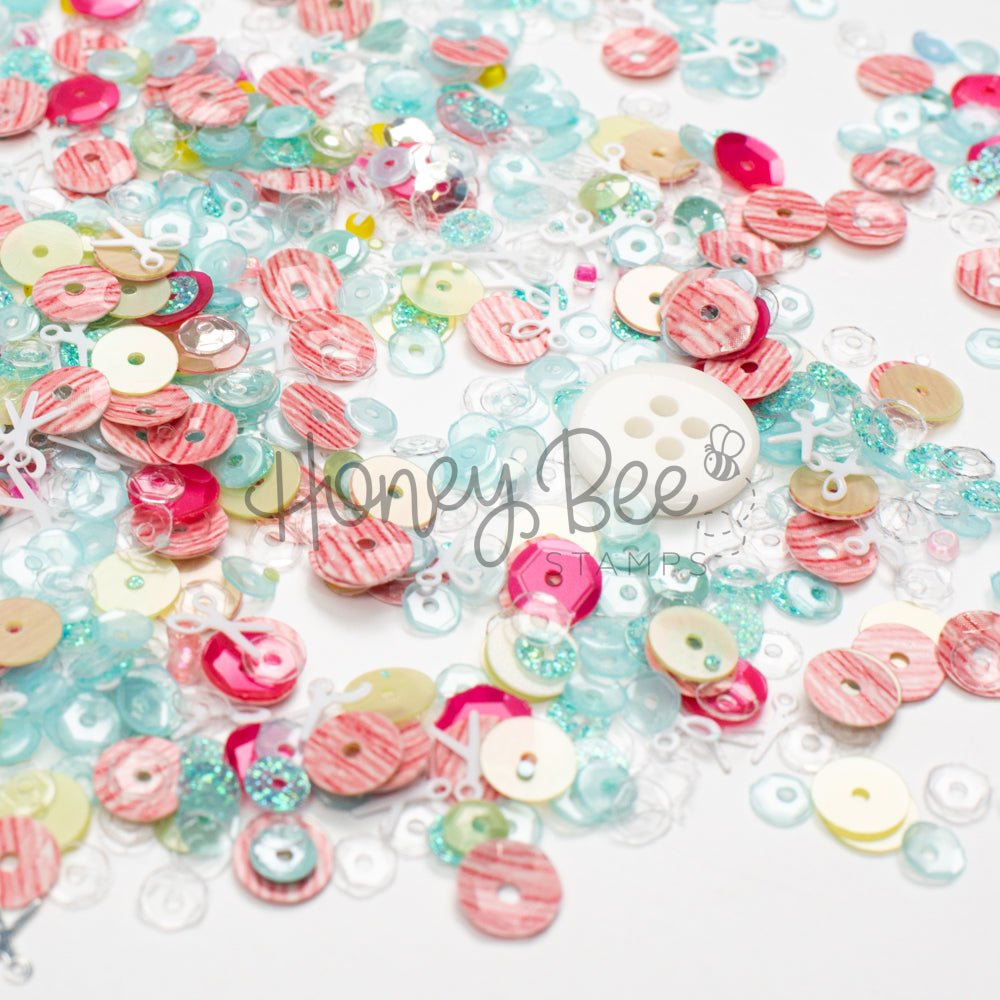 Sew Crafty - Sequin Mix - Honey Bee Stamps