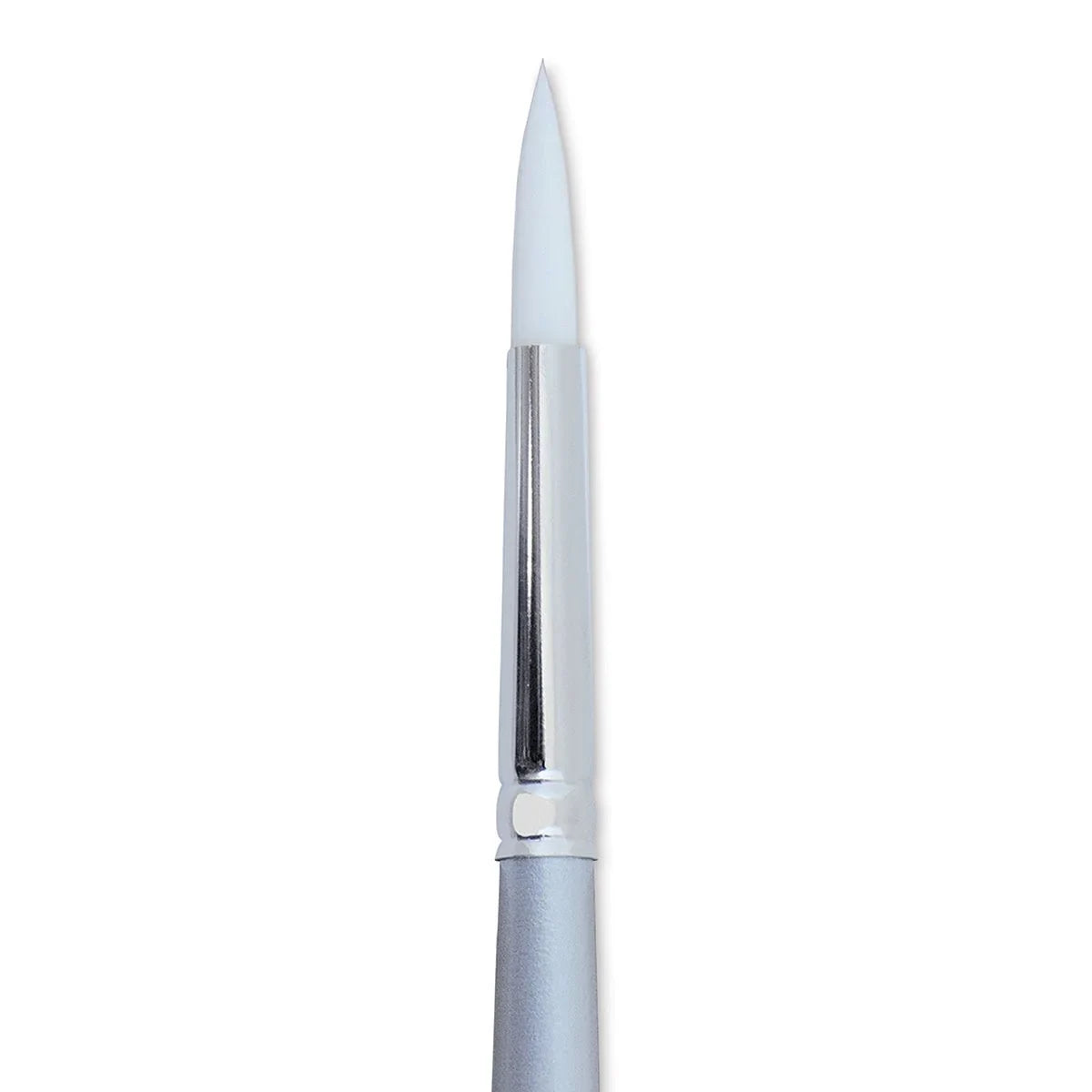 Silverwhite® Short Handle Foundation Watercolor Round Paint Brush 4 SilverBrush - Honey Bee Stamps