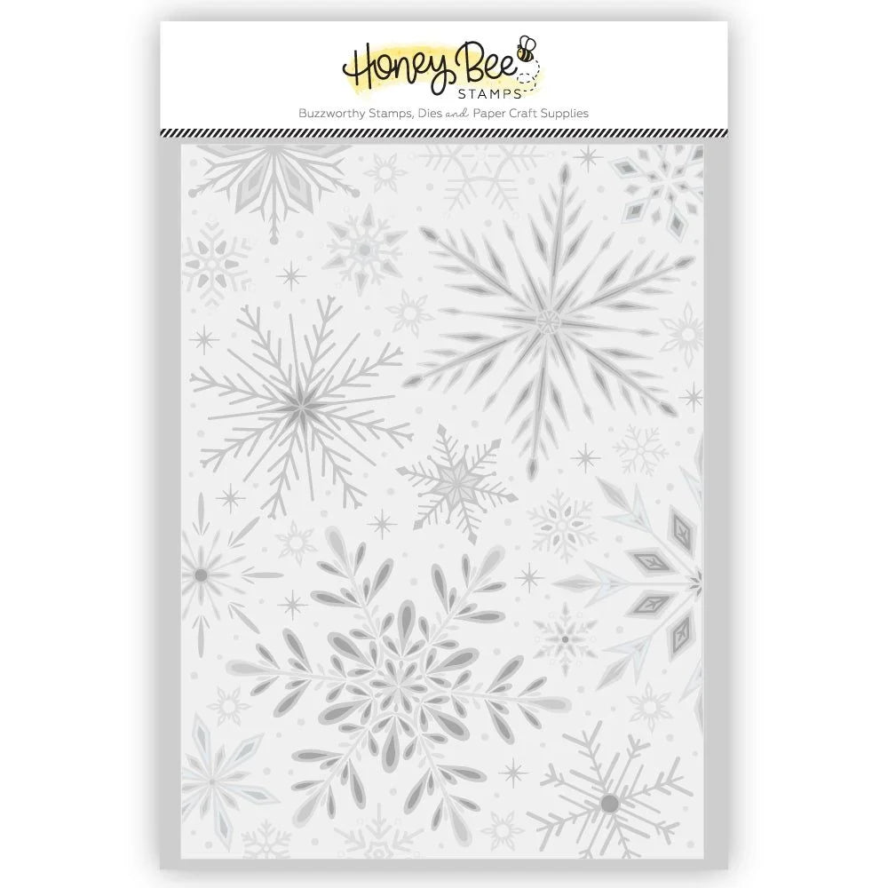 Snowflakes - 3D Embossing Folder - Honey Bee Stamps