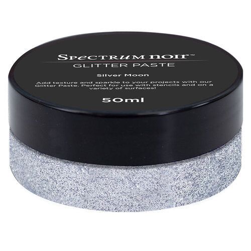 Spectrum noir Glitter Paste - Silver Moon 50ml - Honey Bee Stamps