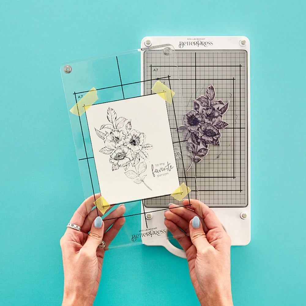Spellbinder BetterPress Letterpress System – Honey Bee Stamps Spellbinder BetterPress Letterpress System – Honey Bee Stamps