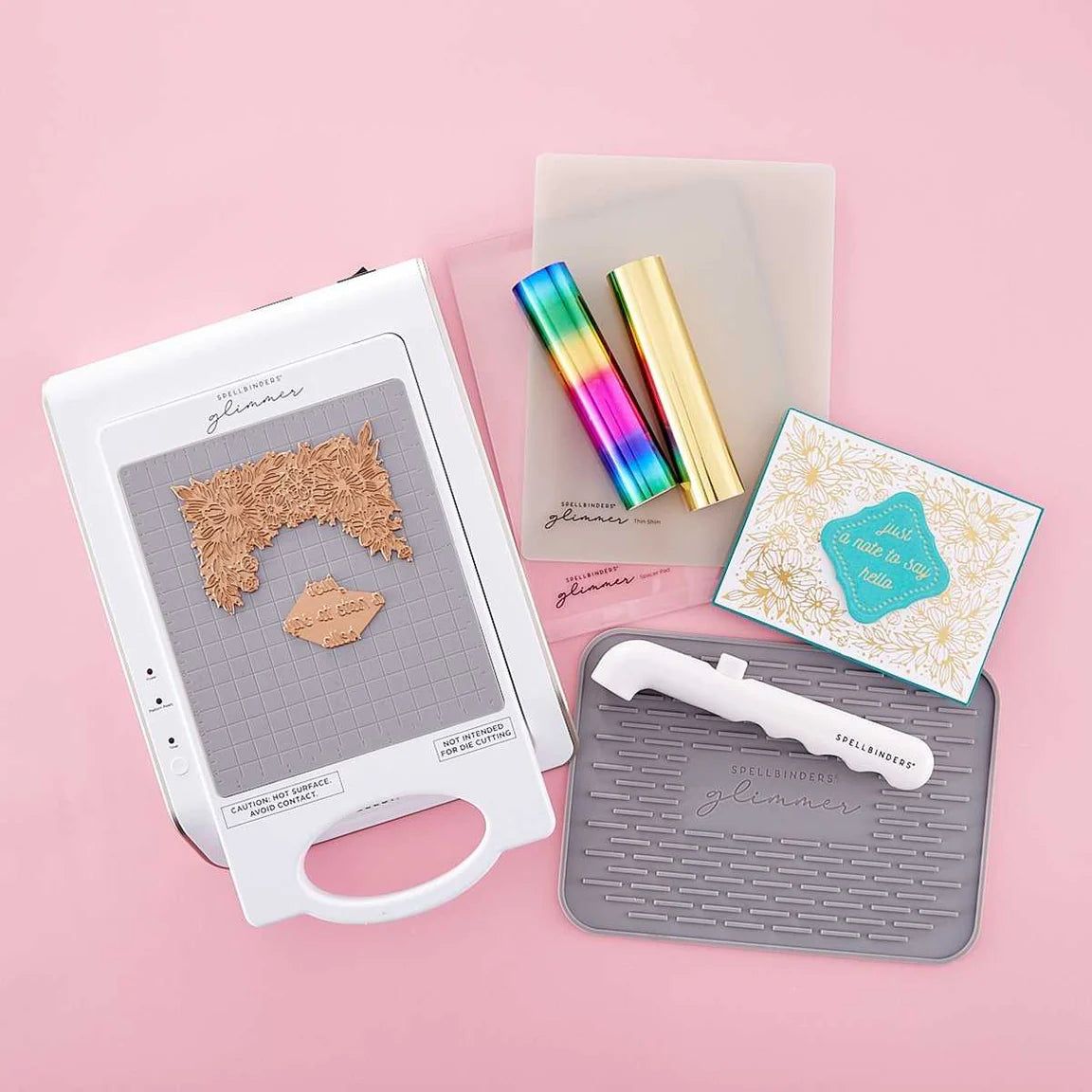 Spellbinders　Glimmer Hot Foil セット（本体未使用） Amazon.com: Spellbinders Glimmer Hot Foil System - New & Improved