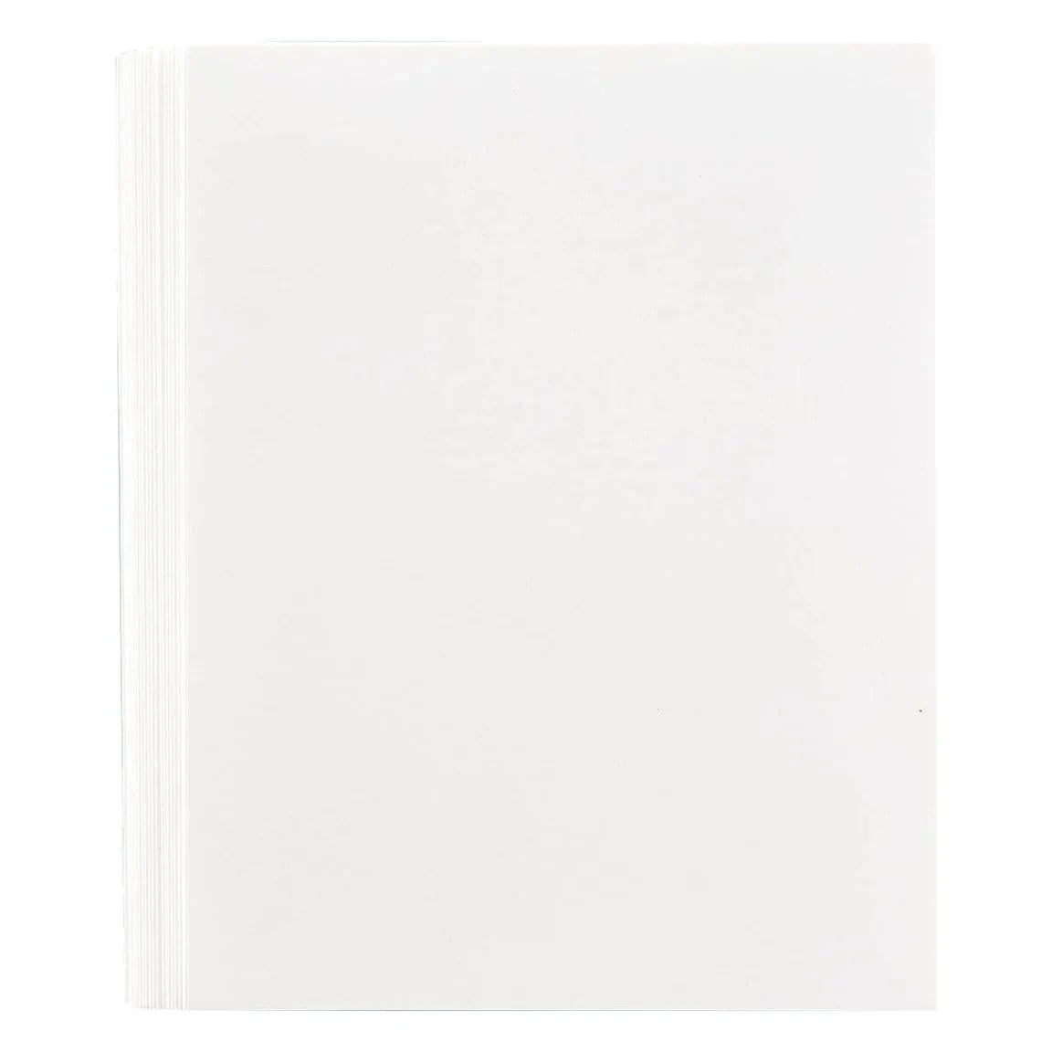 Spellbinders Better Press Letter Press System Cotton Cardstock 8.5"X11" - Porcelain - 25 Sheets - Honey Bee Stamps