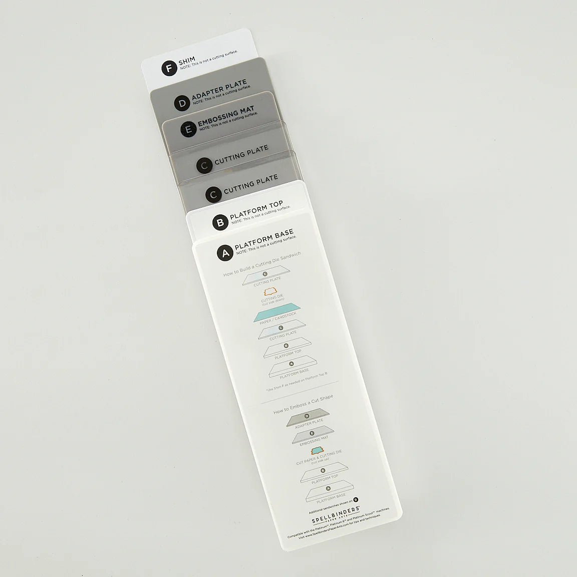 Spellbinders Compact Universal Plate System - 3.5" X 9.0" - Honey Bee Stamps