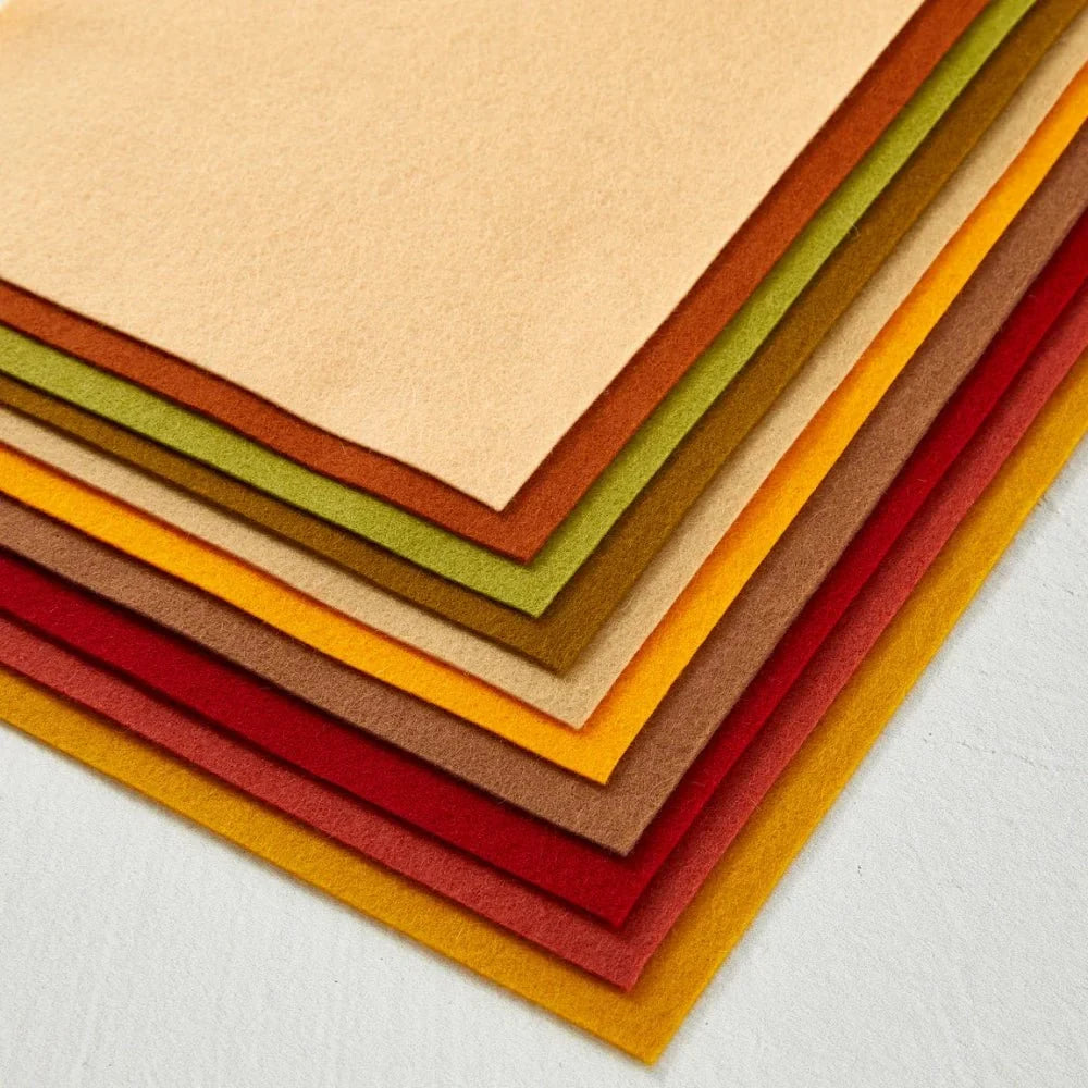 Spellbinders Merino Wool Felt Sheets Collection - Fall - Honey Bee Stamps
