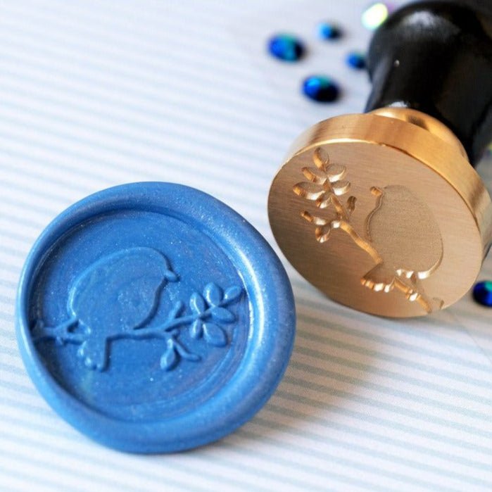 BEE HONEY PHS本体 / Stamps Bee Honey – RETIRING Stamper Seal Wax - Bird Spring SEAL BLUE / WILLCOM PHS本体