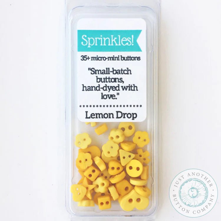 Sprinkle Pack Mini Buttons - Lemon Drop - Honey Bee Stamps