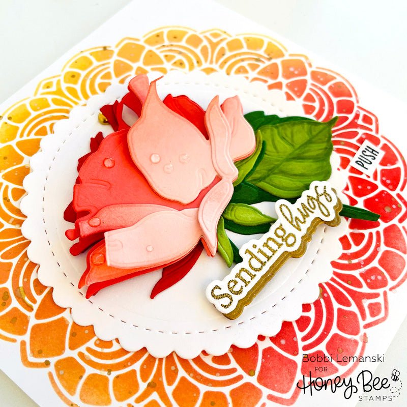 Stitched Scallop Circles - Honey Cuts - Stand - Alone Dies - Honey Bee Stamps