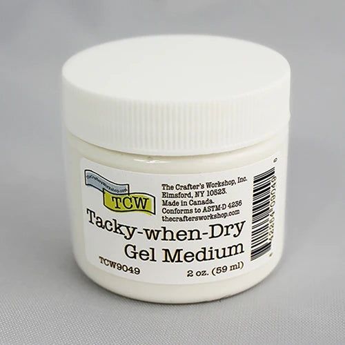 Tacky-When-Dry Gel Medium by TCW - Honey Bee Stamps