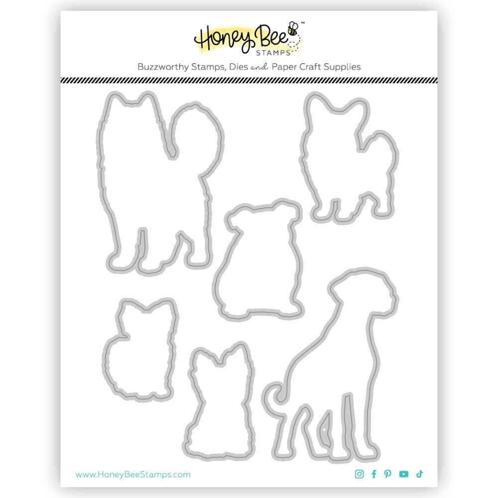 Tail Waggers - Honey Cuts - Coordinating Dies - Honey Bee Stamps