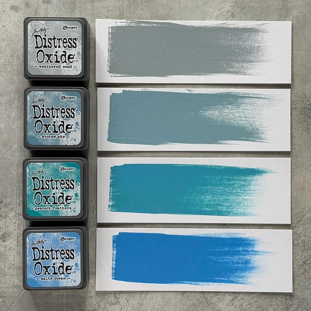 Tim Holtz Distress Oxide Mini Ink Pads Set of 4 - Kit 4 - Honey Bee Stamps