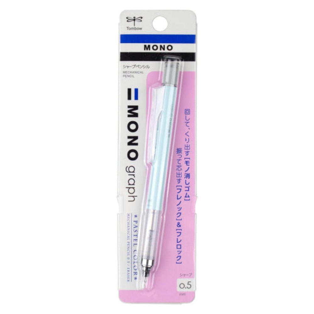 Tombow Mono Graph Mechanical Pencil 0.5 - Ice Blue - Honey Bee Stamps