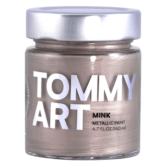 Tommy Art Shine Metallic Paint - Mink 4.7oz 140ml - Honey Bee Stamps