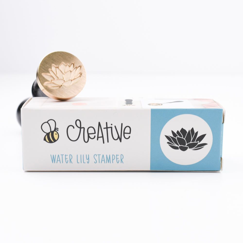 Water Lily - Wax Stamper - Retiring - Honey Bee Stamps