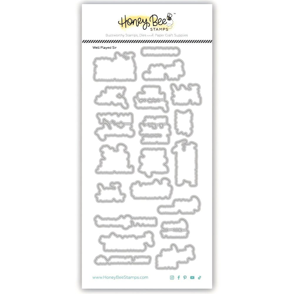 Well Played Sir - Honey Cuts Coordinating Dies - Honey Bee Stamps