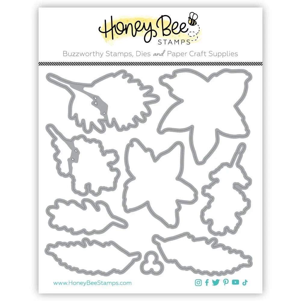 Winter Watercolor - Honey Cuts - Coordinating Dies - Retiring - Honey Bee Stamps
