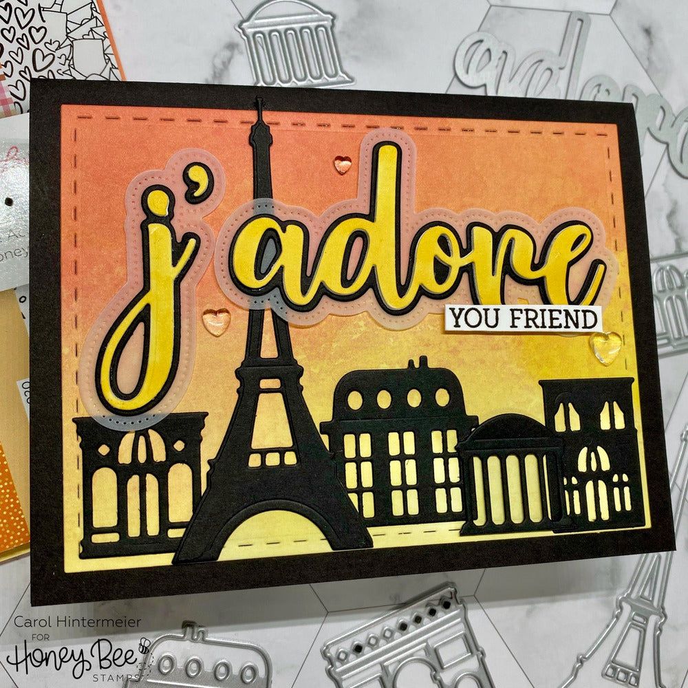 Adore - 3x4 Stamp Set - Retiring - Honey Bee Stamps