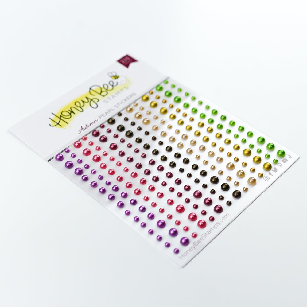 Autumn Pearls - Pearl Stickers - 210 Count - Honey Bee Stamps