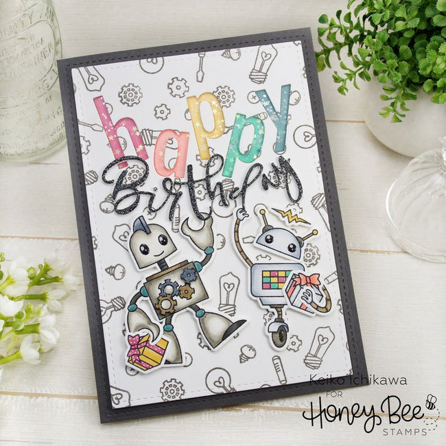 Bee Bold Lowercase - Honey Cuts - Honey Bee Stamps