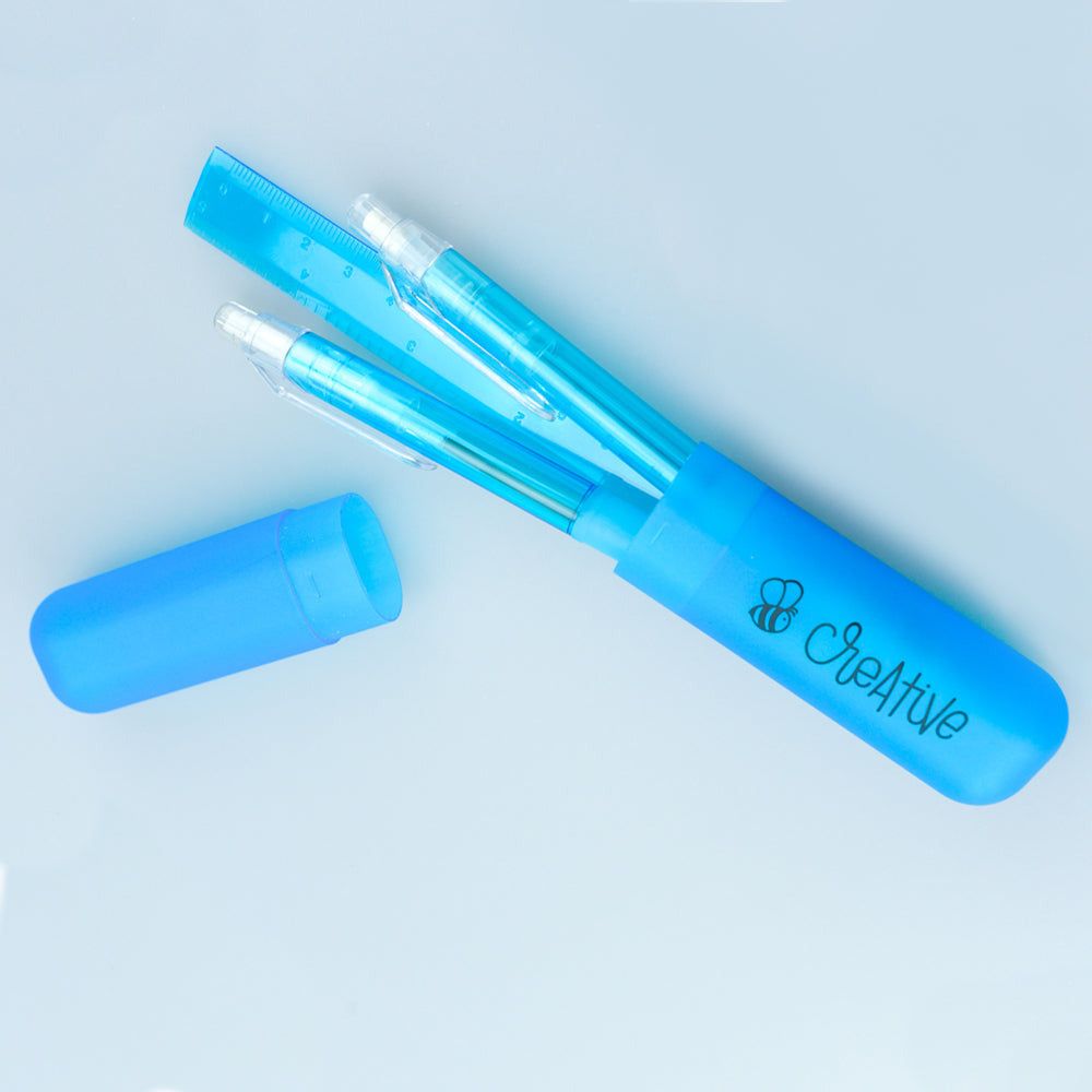 Bee Creative Crop Kit with Pen, Mechanical Pencil and Ruler - Honey Bee Stamps