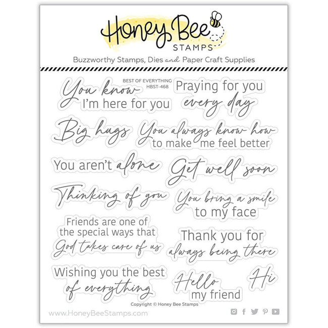 Best Of Everything - 6x6 Stamp Set - Honey Bee Stamps