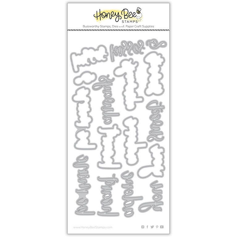 Bitty Buzzwords: Be Mine - Honey Cuts - Honey Bee Stamps