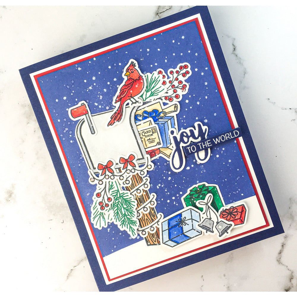 Bitty Buzzwords: Holidays - 6x6 Photopolymer Stamp Set - Honey Bee Stamps