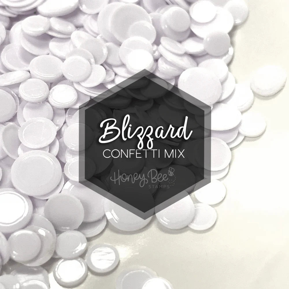 Blizzard White - Confetti Mix - Honey Bee Stamps