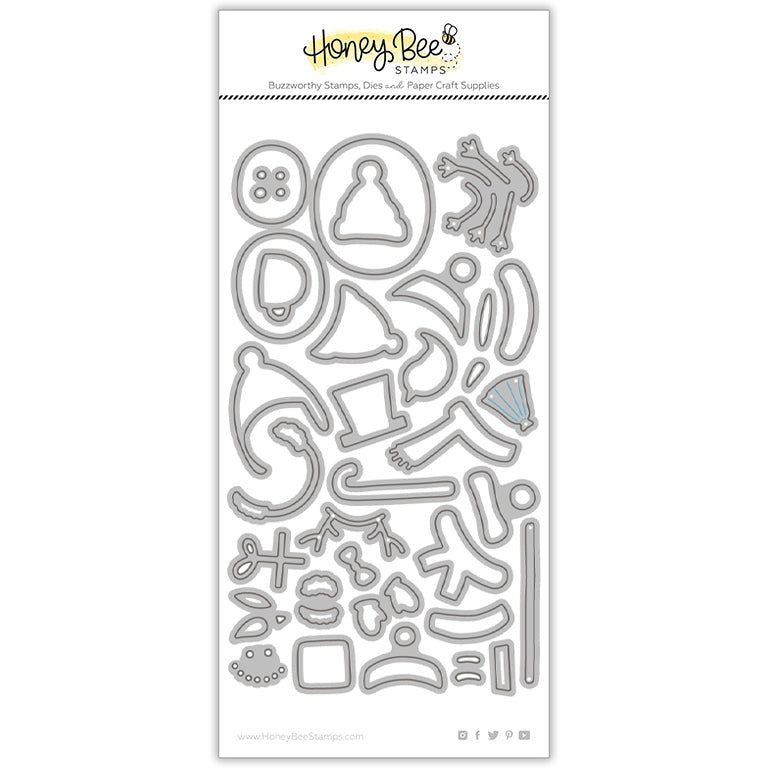 Build A Snowman - Honey Cuts - Stand - Alone Dies - Honey Bee Stamps