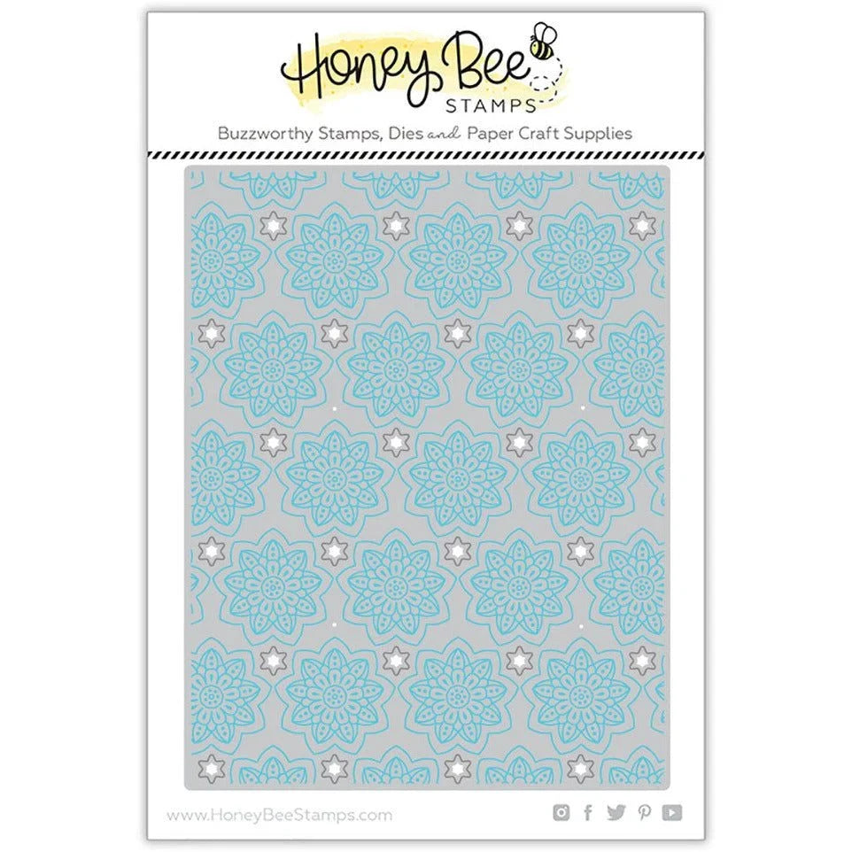 Christmas Star A2 Cover Plate - Honey Cuts - Stand - Alone Dies - Honey Bee Stamps