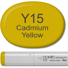Copic Sketch Marker - Y15 Cadmium Yellow - Honey Bee Stamps