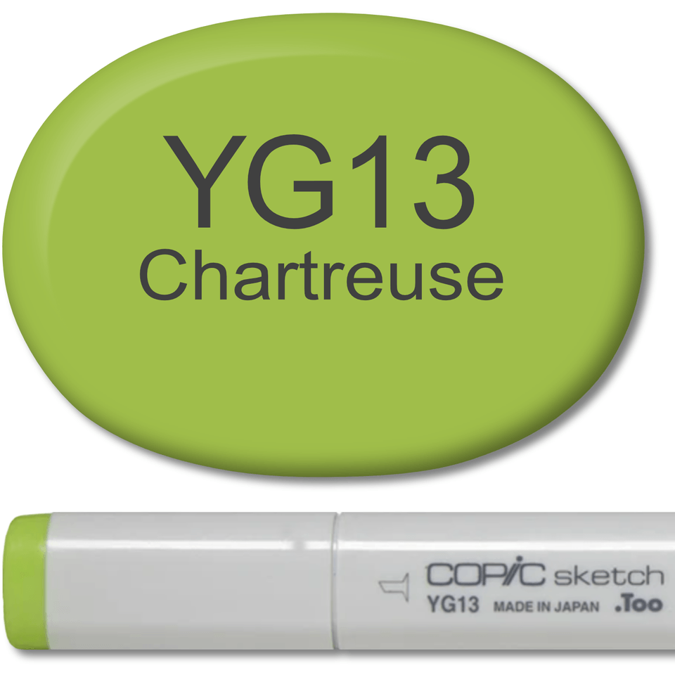 Copic Sketch Marker - YG13 Chartreuse – Honey Bee Stamps