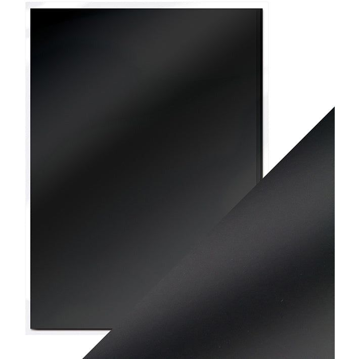 Craft Perfect Satin Mirror Card - 8.5x11 5/pkg Black Velvet - Honey Bee Stamps