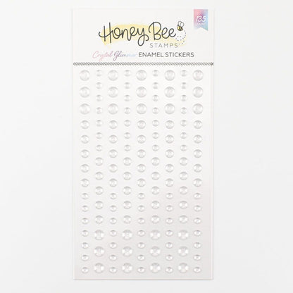 Crystal Glimmer Enamel Stickers - 135 Count - Honey Bee Stamps
