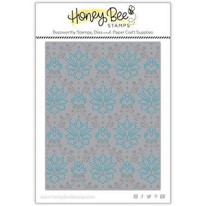 Damask A2 Cover Plate - Honey Cuts - Honey Bee Stamps