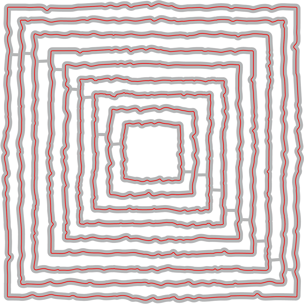 Deckle Edge Squares - Honey Cuts - Honey Bee Stamps