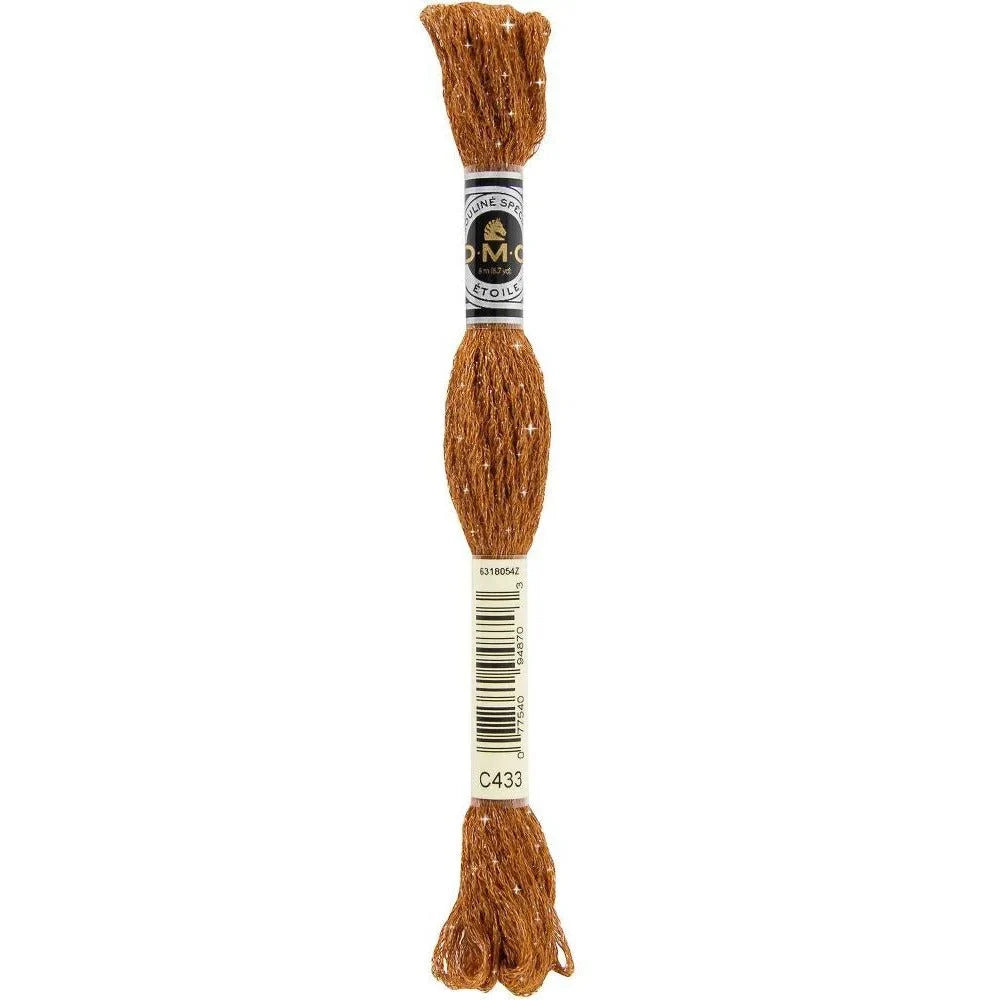 DMC 6 - Strand Etoile Embroidery Floss 8.7yd - Medium Brown - Honey Bee Stamps