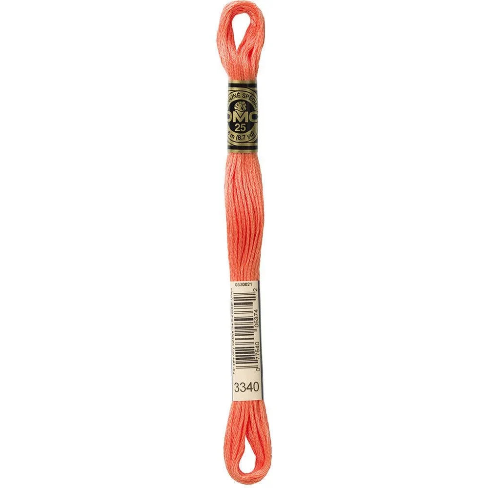 DMC Embroidery Floss, 6 - Strand - Apricot Medium 3340 - Honey Bee Stamps