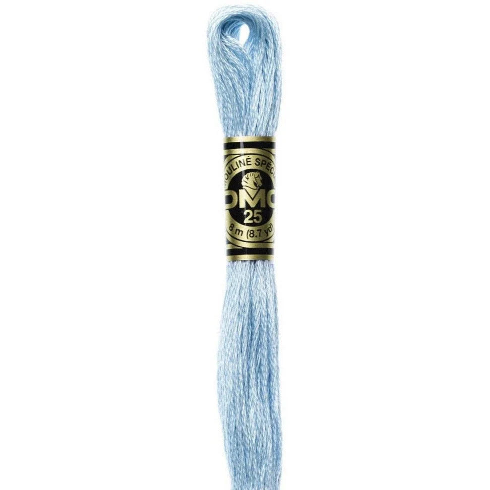 DMC Embroidery Floss, 6 - Strand - Baby Blue Light 3325 - Honey Bee Stamps