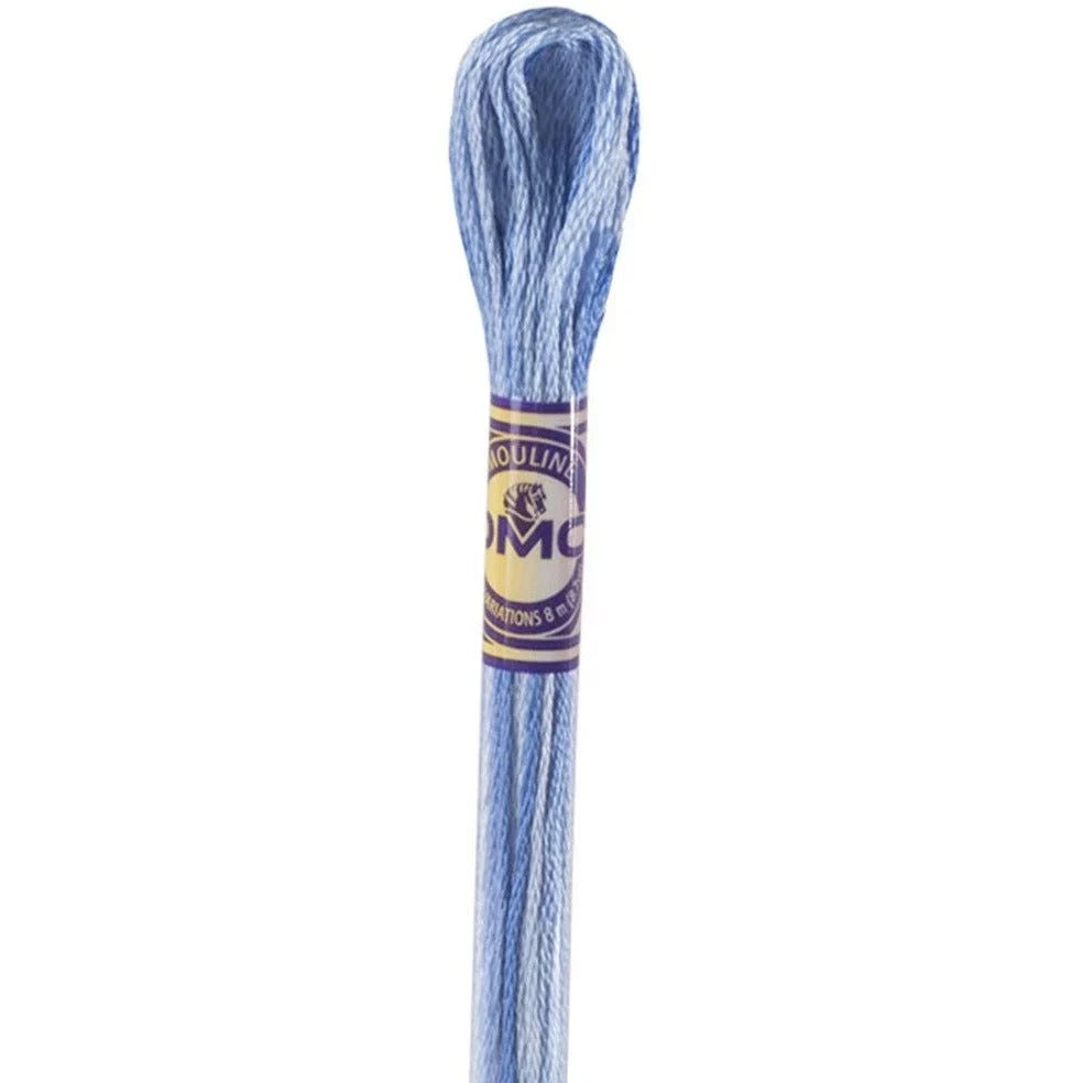 DMC Embroidery Floss, 6 - Strand Multi - Color Variations - Crystal Water - Honey Bee Stamps