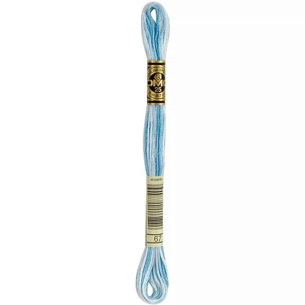 DMC Embroidery Floss, 6 - Strand - Variegated Baby Blue 67 - Honey Bee Stamps