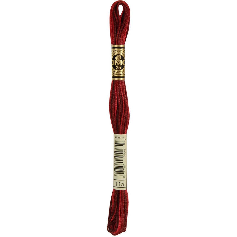 DMC Embroidery Floss, 6 - Strand - Variegated Garnet 115 - Honey Bee Stamps