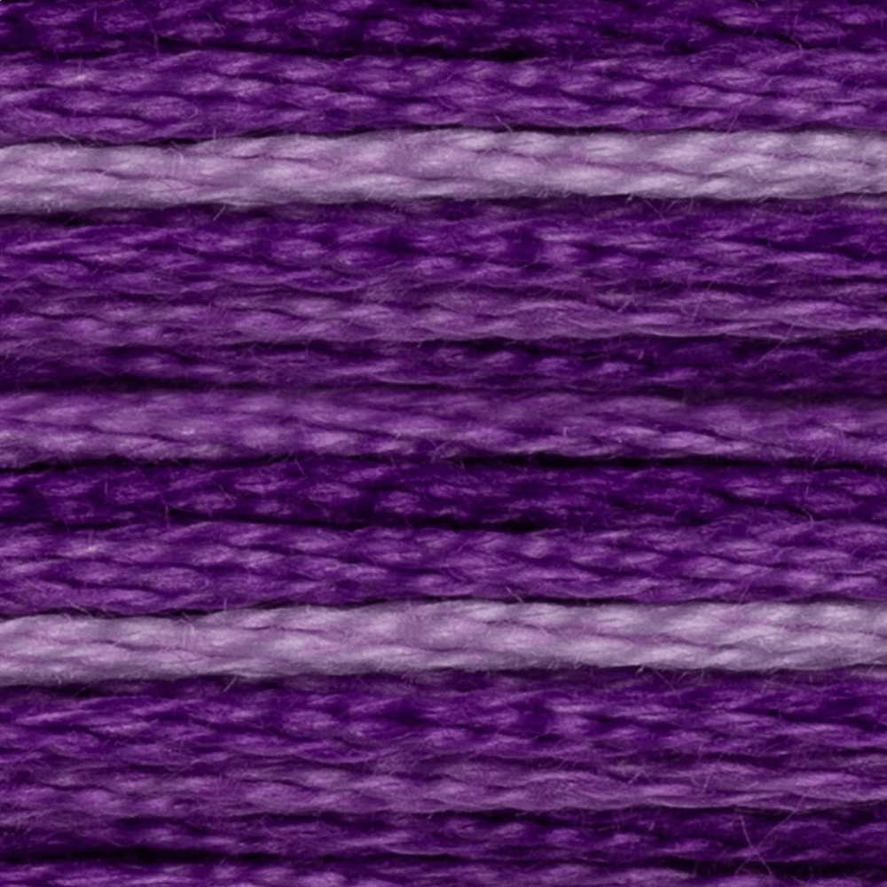 DMC Embroidery Floss, 6 - Strand - Variegated Purple 52 - Honey Bee Stamps