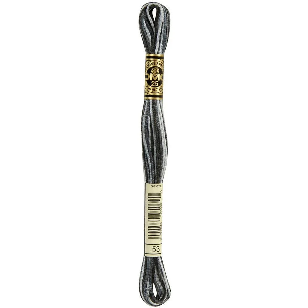 DMC Embroidery Floss, 6 - Strand - Variegated Steel Gray 53 - Honey Bee Stamps