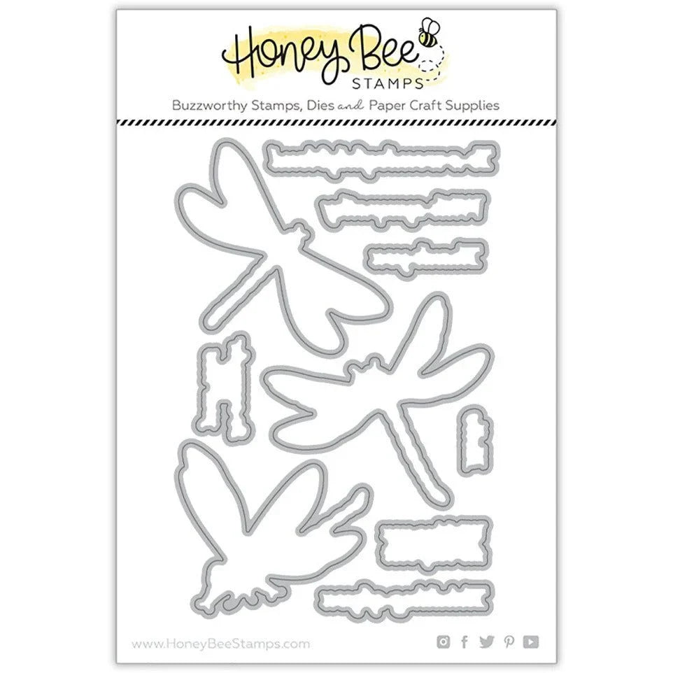 Dragonfly - Honey Cuts - Coordinating Dies - Honey Bee Stamps