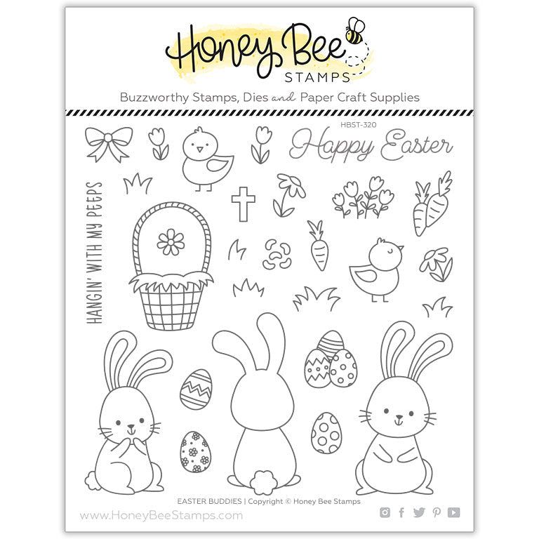 Easter Buddies - 6x6 Stamp Set - Honey Bee Stamps