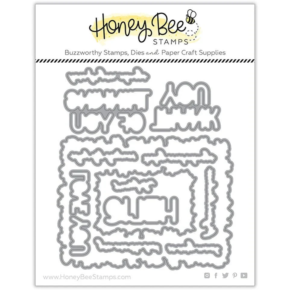 Fall Foliage Frame - Honey Cuts - Coordinating Dies - Honey Bee Stamps